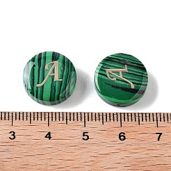 Perline di malachite sintetiche&nbsp;G-A238-01A