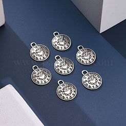 Tibetischer stil Aluminium Anhänger & Charms&nbsp;PALLOY-A15541-AS-NF