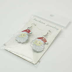 Boucles d'oreilles de mode pour Noël&nbsp;EJEW-JE00365-04
