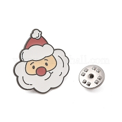 Weihnachtsthema Zinklegierung Emaille Pin Brosche für Rucksack Kleidung&nbsp;JEWB-R003-02EB-09