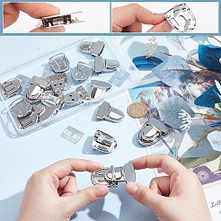10 ensemble de fermoirs de sac en fer&nbsp;FIND-NB0005-16P