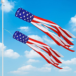 Unabhängigkeitstag tuch säule windsack flagge&nbsp;AJEW-WH20017-74A