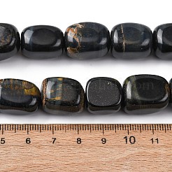 Natürlichen blauen Tigerauge Perlen Stränge&nbsp;G-H331-B01