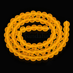 Fili di perline do vetro trasparente&nbsp;LS-GLAA-T032-T6mm-MD11