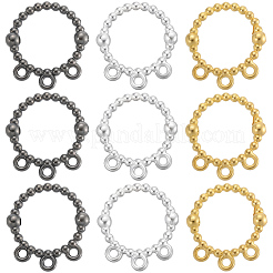 90 stücke 3 stile legierung perle rahmen&nbsp;FIND-SC0017-84