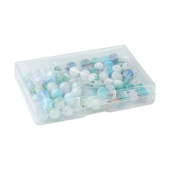 200 pz 10 stili di perle finte e perle di bacche acriliche opache&nbsp;OACR-FS0001-96A