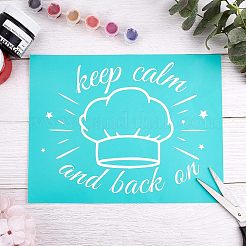 Selbstklebende Siebdruckschablone&nbsp;DIY-WH0173-026