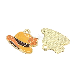 Pendenti smaltati in lega a tema ringraziamento&nbsp;LS-FIND-I065-04F-G