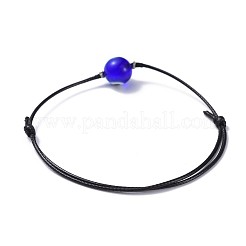Bracelets réglables en corde de polyester ciré coréen&nbsp;BJEW-JB04467-01
