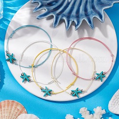 Bracelets de perles tressées en polyester ciré&nbsp;BJEW-JB11103