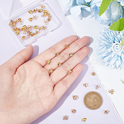 60 pièce 6 styles 304 en acier inoxydable tasse perle cheville bélières broches pendentifs&nbsp;STAS-UN0046-21G