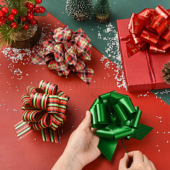 12 unidad de lazos de plástico navideños de 12 colores&nbsp;PL-FZCD2FD-01