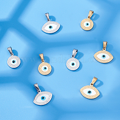 8 pieza de 4 colgantes de acero inoxidable 304 de estilo&nbsp;STAS-DC0010-02