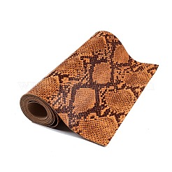 Tessuto in pelle pu con motivo a pelle di serpente&nbsp;DIY-XCP0002-54A