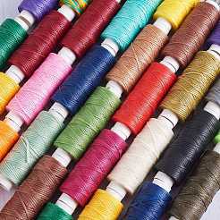 12Rollen 12 Farben gewachste Polyesterschnur&nbsp;YC-SZ0001-03A