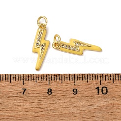 Pendentifs en laiton zircon cubique transparent&nbsp;ZIRC-A019-12G-A