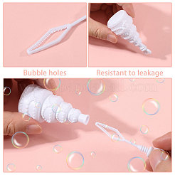 Bouteille à bulles en plastique en forme de gâteau&nbsp;AJEW-WH0752-234B