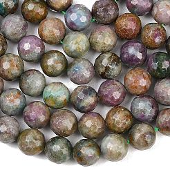 Brins de perles de corindon rouge&nbsp;G-K405-A01-10mm