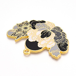 Alliage de placage de rack émail gros pendentifs&nbsp;ENAM-N056-395-G