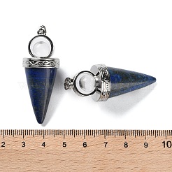 Gefärbt natürliche Lapislazuli Anhänger&nbsp;G-F777-06P-02