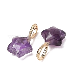 Natürlichen Amethyst Edelsteinanhänger&nbsp;GG-CBAE2A3-02G-02