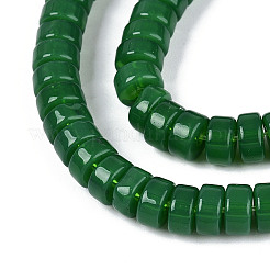 Fili di perline giada di vetro imitato&nbsp;GLAA-N027-3x6mm-02