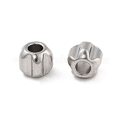 Perline in acciaio inossidabile 201 anti-ossidazione&nbsp;STAS-B072-18B-P