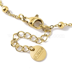 Ionenplattierung (IP) 304 Edelstahl-Ringarmbänder&nbsp;BJEW-H606-02G-02