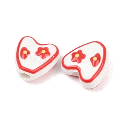 Perles en porcelaine manuelles&nbsp;PORC-P035-01A-05