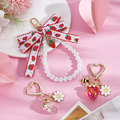 3 pendentif décoratif en acrylique&nbsp;HJEW-HY00122