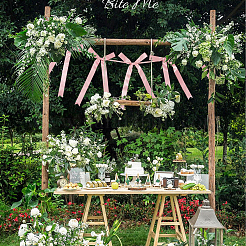 2 Stile Stoff-Bowknot-Banner&nbsp;AJEW-SP0002-70F