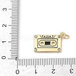 Colgantes de esmalte de latón&nbsp;X-KK-U062-36G