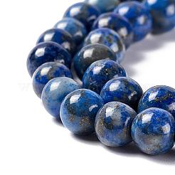 Natürliche Lapislazuli runde Perle Stränge&nbsp;X-G-E262-01-6mm