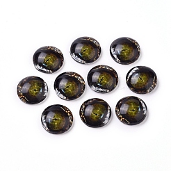 Glas cabochons&nbsp;GLAA-WH0015-22D-02