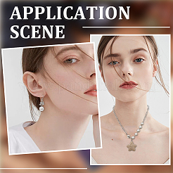 600 Stück Ösenstift-AufhängeKlauen aus Edelstahl 304&nbsp;STAS-BBC0005-11
