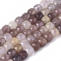 Chapelets de perles de quartz naturel, facette, cube, 5~5.5x5~5.5x5~5.5mm, Trou: 1.2mm, Environ 68 pcs/chapelet, 14.57 pouce (37 cm)