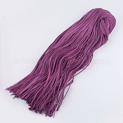 Faux Suede Cord, Faux Suede Lace, Orchid, about 1m long, 2.5mm wide, about 1.4mm thick, about 1.09 yards(1m)/strand