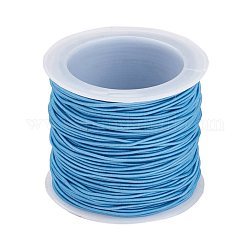 Эластичный шнур, Небесно-голубой, 1 мм, около 21 м / рулон
