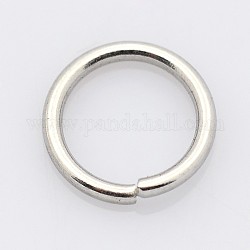 304 Stainless Steel Open Jump Rings, 20 Gauge, Stainless Steel Color, 5.5x0.8mm, Inner Diameter: 3.9mm