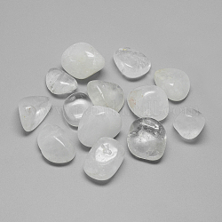 Perles de cristal de quartz naturel, perles de cristal de roche, pas de trous / non percés, pépites, 15~30x10~25x5~20mm