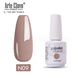 15ml de gel especial para uñas, para estampado de uñas estampado, kit de inicio de manicura barniz, marrón rosado, botella: 34x80 mm