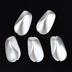ABS Plastic Imitation Pearl Beads, Oval, Creamy White, 25x14x10.5mm, Hole: 1.5mm, about 350pcs/500g