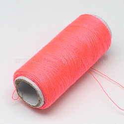 布地やDIYクラフト用品402ポリエステル縫糸コード  トマト  0.1mm  約120m /ロール  10のロール/袋