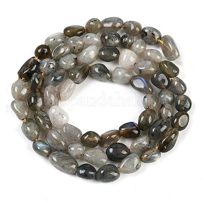 Natur Labradorit Perlen Stränge&nbsp;G-P497-01B-03-1