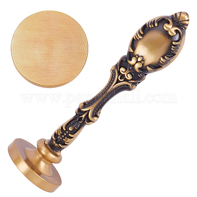 Wholesale Blank Wax Seal Brass Stamp Head & Alloy Handles 