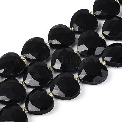 Natürlichen Obsidian Perlen Stränge&nbsp;G-P592-B06-01-1