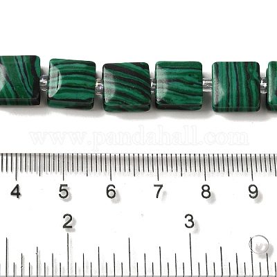 Synthetik Malachit Perlen Stränge&nbsp;G-L596-A02-01-1