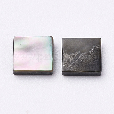 Schwarz Lippe Shell Cabochons&nbsp;X-SHEL-T007-27C-1