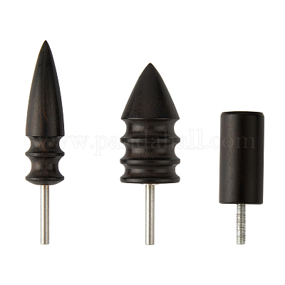 Wholesale SUPERFINDINGS 3 Styles Leather Burnisher Bits Sandalwood Leather  Burnisher Polished Rods Pointed Tip Head Leather Burnishing Tool for Rotary  DIY Craft Cordless Drill Leather Edge 