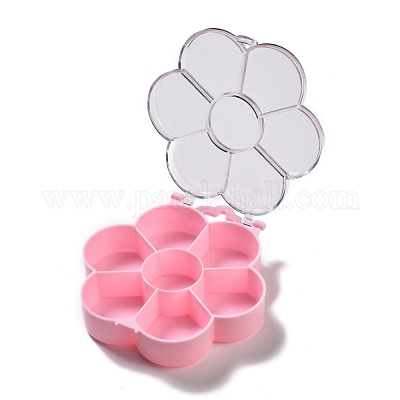 Piatto con divisori in silicone per bambini, colore rosa